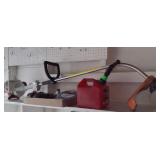 Stihl F5 38 Gas Weed Wacker, Safety Gear, Gas Can+