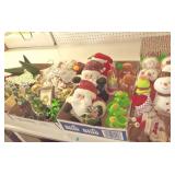 Crhistmas Decor & Vtg Sequin Felt Cutouts