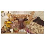 Ox Carving, Glassware, Decor, Thermal Totes