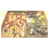 Fasteners, Pliers, Wire cutters+