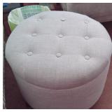 Tufted Rolling Storage Ottoman