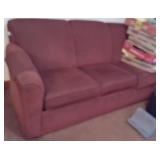 Sleeper Pullout Couch- Wine /Burgundy Color