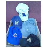 Cubs, Brewers, Saints+ Baseball Caps