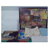 General Store Framed Puzzle, Pillows, Blankets