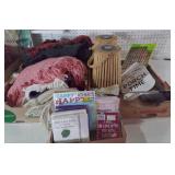 Hand Knit Shawls, Napkins, Porch Decor+