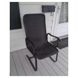 Black Lloyd Flanders Wicker  Porch Chair