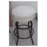 Black Metal w/ White Leather Seat