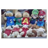 Alvin Chipmunks, Mario Brothers, Bears+ Stuffies