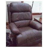 Brown Leather Lazy Boy Recliner