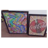 Candy bar & Coca- Cola Framed Puzzles