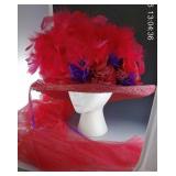 Red /Purple Derby Hat w/ Box