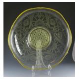 Vtg Lancaster Cane Landrum Console Bowl