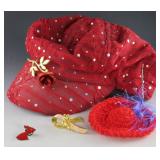 Red Hat w/ Rose & Other Pins