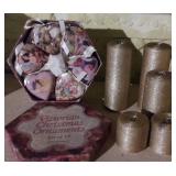 Victorian Christmas Ornaments & Battery Candles