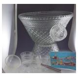 Wexford Punch Bowl Set w/ Ladle & Hooks