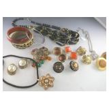 3 Necklaces, 7 Earring Set, 3 Bracelets