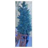 Decorative Sled, Tree in a Urn