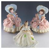 Vtg Dresden & Etta Figurines