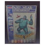 Vtg King Kong Clothes Painting Kit