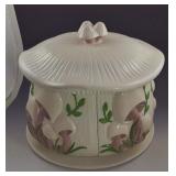 Mid Century Ceramic Mushroom Canister Set