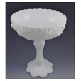 Early Fenton Milk Glass Compote