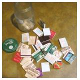 Vtg Match Books & Raggedy Ann Jar