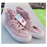 New Pink Canvas Sneakers