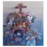 Seasonal Grapevine Wreaths & Cross