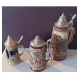 3 Vtg Steins- Cerzil 4, R. Bay, King (Germany)