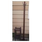 Antique Coat Rack & Plant Stand
