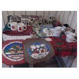 Holiday Lighted Village Houses, Decor, LInens+