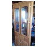 80" Tall Corner Curio Cabinet