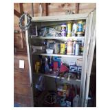 Metal Storage Cabinet w/ Garage Supplies