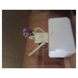 Vtg Metal Bread Box & Watering Can