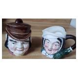 Vtg Farmer Giles & Sally Gamp Cream & Sugar