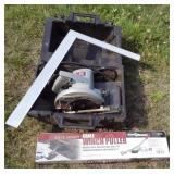 Skill Saw, Winch Puller, Corner Ruler