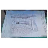 1970 Architect Draft Drawing by John Heidenriech