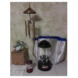 Coleman Lantern, Solar Wind Chimes, Tote+