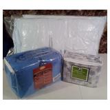 New Pillows, Queen fleece sheets & Flannel Duvet