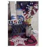 USA 4th of JULY Decor, Picnic, Coffee Maker+