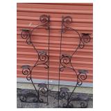 Wrought Iron Candle Holders