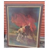 Mid Century Painting By John Dekay-45" x 35"