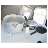 Aluminum Pail, Baking Pans, Custard Molds+
