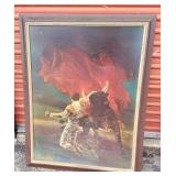 Mid Century Painting By John Dekay-45" x 35"