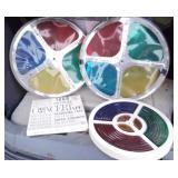 Vtg Rotating Color Wheels & 1800