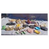 Vtg Chalkware Fish, Mermaids+