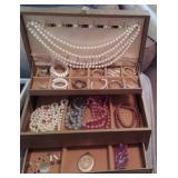 Costume Jewelry in Vtg Box