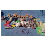 Toys- Dolls, Game Controllers, Books+