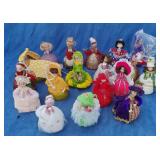 Handmade Vtg Beaded Dolls