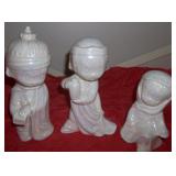 3 Ceramic Precious Moments Wisemen